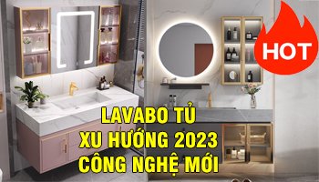 TỦ LAVABO RỬA MẶT THÔNG MINH XU HƯỚNG 2023