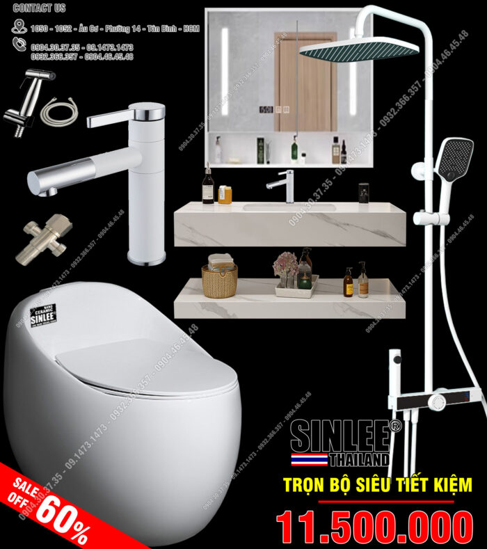 COMBO BÀN ĐÁ TRÀN VIỀN 11500
